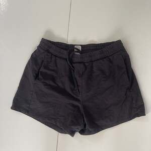 Athletic Works Women's Black Soft Knit Drawstring Shorts with Pockets